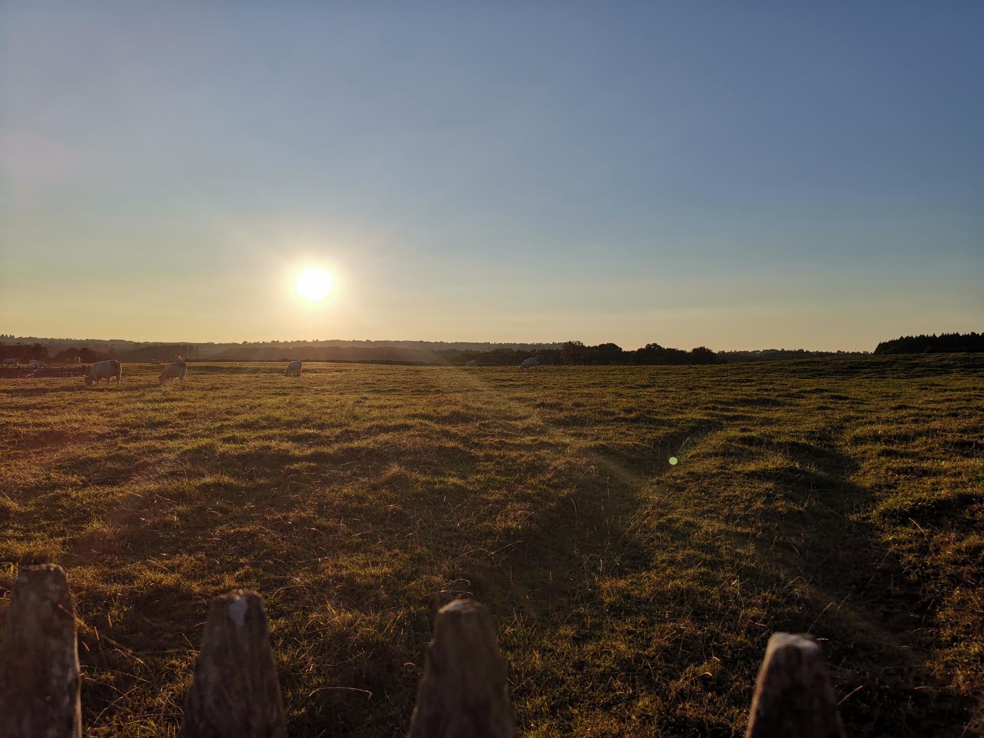 Coucher de Solail à Vauban